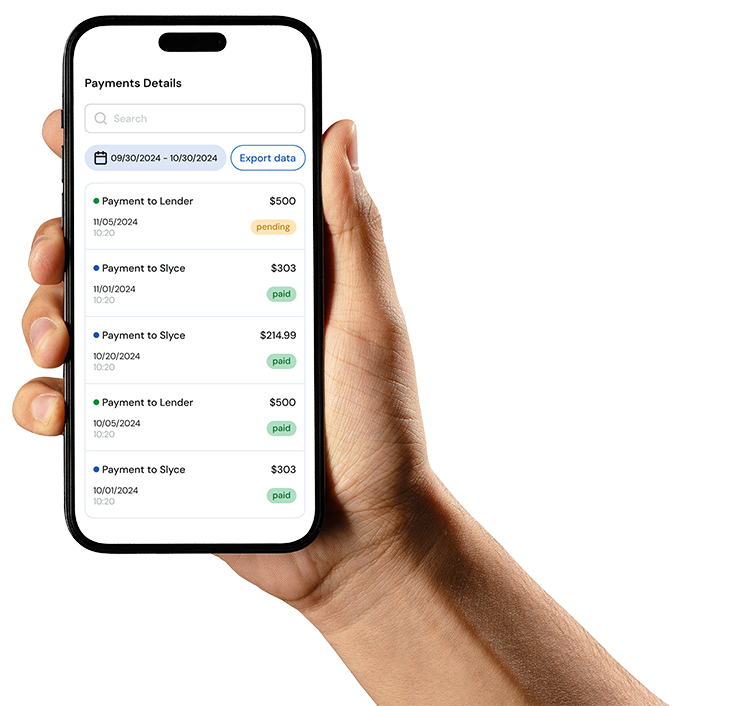 Slyce Payments tool on Mobile